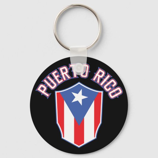Puerto Rico Big and Bold Sleutelhanger (Voorkant)