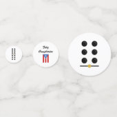 Puerto Rico Birthday Theme  Confetti (Voorkanten)