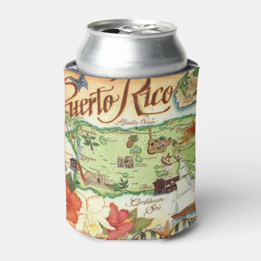 Puerto Rico Blikjeskoeler (Blikje Voorkant)