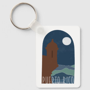 Puerto Rico BOHO Garita 's Nachts Sleutelhanger