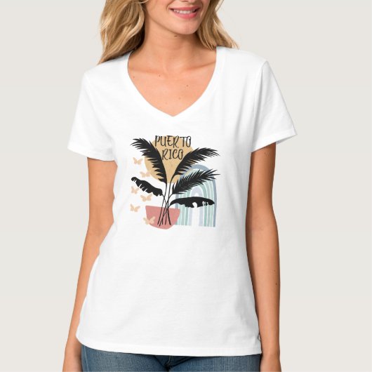 Puerto Rico BOHO I T-shirt (Voorkant)