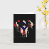 Puerto Rico Bokshandschoenen Boxeo Shirt Ropa Uni Kaart (Gele Bloem)