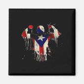 Puerto Rico Bokshandschoenen Boxeo Shirt Ropa Uni Magneet (Voorkant)