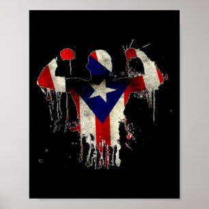 Puerto Rico Bokshandschoenen Boxeo Shirt Ropa Uni Poster