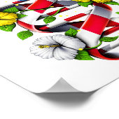 Puerto Rico Boricua DNA-keten Poster (Hoek)