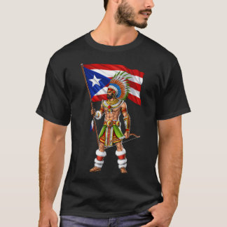 Puerto Rico Boricua Krijger T-shirt