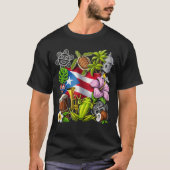 Puerto Rico Boricua Pride T-shirt (Voorkant)