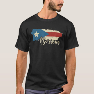 Puerto Rico Boricua Puerto Ricaanse vlagprid T-shirt