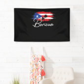 Puerto Rico Boricua Puerto Rican Flag Pride Spandoek (Insitu)