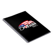 Puerto Rico Boricua T Shirt Notitieboek (Rechterzijde)