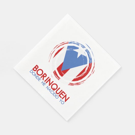 Puerto Rico Borinquen Servetten (Hoek)