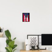Puerto Rico Boxing Poster (Thuiskantoor)