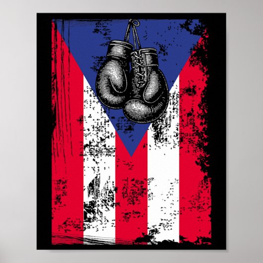 Puerto Rico Boxing Poster (Voorkant)