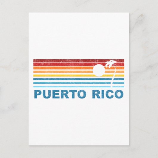 Puerto Rico Briefkaart (Voorkant)
