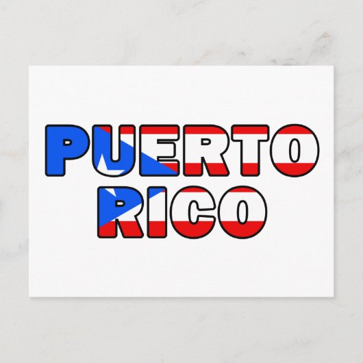 Puerto Rico Briefkaart (Voorkant)