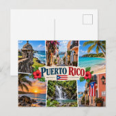 Puerto Rico Briefkaart (Voorkant / Achterkant)