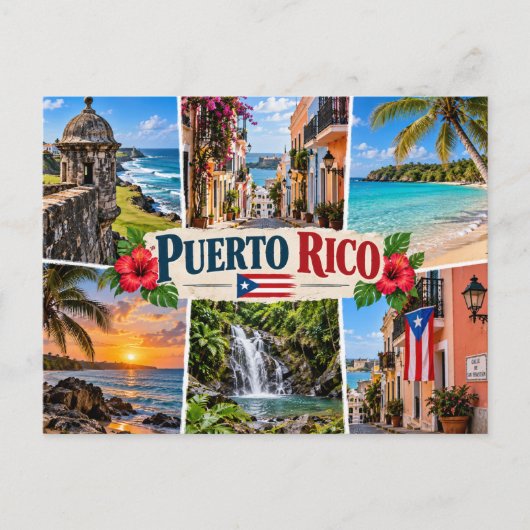 Puerto Rico Briefkaart (Voorkant)