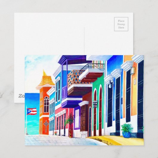 Puerto Rico Briefkaart (Voorkant / Achterkant)