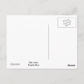 Puerto Rico Briefkaart (Achterkant)