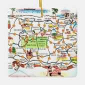 Puerto Rico Briefkaart keramisch Ornament (Voorkant)