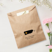 Puerto Rico bruiloft gunst trakteren zakken, gesch Bedankzakje (Gezegeld)