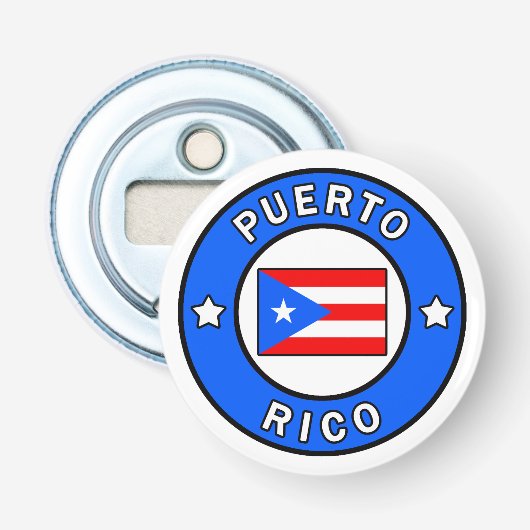Puerto Rico Button Flesopener (Voorkant)