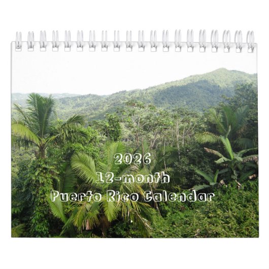 Puerto Rico - by Galina - Calendar Kalender (Hoes)