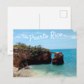 Puerto Rico, Cabo Rojo, Puente de Piedra Briefkaart (Voorkant / Achterkant)