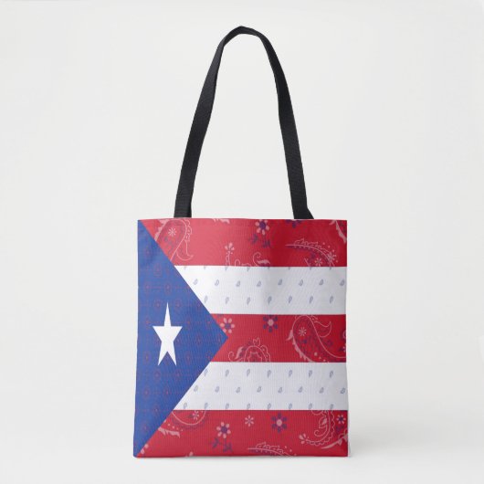 Puerto Rico Canvas tas (Voorkant)