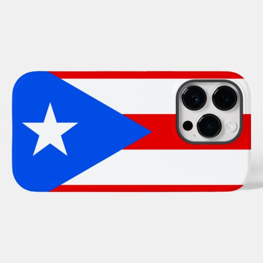 Puerto Rico Case-Mate iPhone Case (Achterkant (horizontaal))