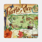 Puerto Rico Ceramic Ornament (Voorkant)