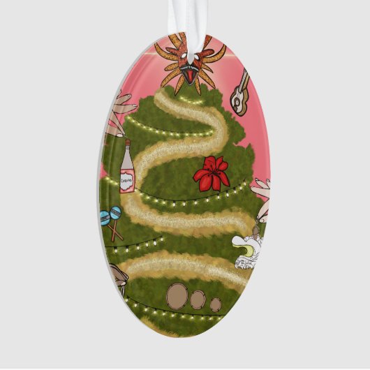 PUERTO RICO CHRISTMAS TREE ORNAMENT (voorkant)