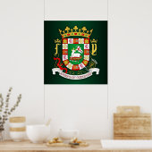 Puerto Rico COA Poster (Keuken)