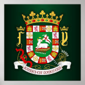 Puerto Rico COA Poster (Voorkant)