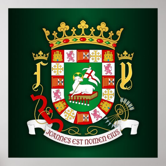 Puerto Rico COA Poster (Voorkant)
