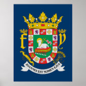Puerto Rico COA Poster (Voorkant)