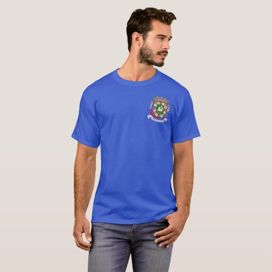 Puerto Rico COA T-Shirt (Voorkant volledig)