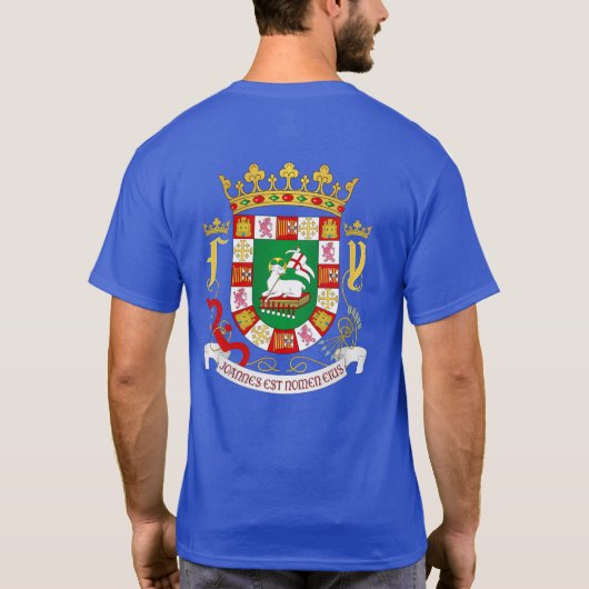 Puerto Rico COA T-Shirt (Achterkant)
