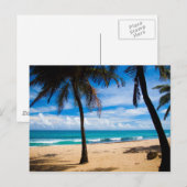 Puerto Rico - Condado Beach Briefkaart (Voorkant / Achterkant)