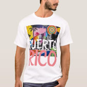 Puerto Rico Cool Graffiti Mural Shirt, Mannen 2 T-shirt (Voorkant)