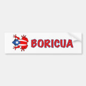 Puerto Rico - Coqui - Boricua Sticker (Voorkant)