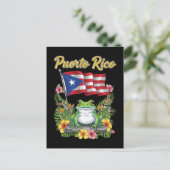 Puerto Rico Coquí Frog Boricua Pride Briefkaart (Staand voorkant)