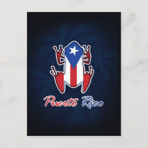 Puerto Rico Coqui Frog Briefkaart