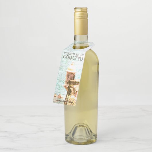 Puerto Rico Coquito El Morro Classic Flessenhanger (Schuin)