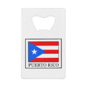 Puerto Rico Creditkaart Flessenopener (Voorkant)