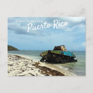Puerto Rico, Culebra, Flamenco Playa Briefkaart