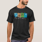 Puerto Rico Cultural Icons T-shirt (Voorkant)