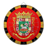 Puerto Rico Dartboard & Flag darts / game board Dartbord (Voorkant)