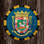 Puerto Rico Dartboard & Flag darts / game board Dartbord<br><div class="desc">Dartboard: Puerto Rico & Coat of Arms,  Puerto Ricaanse vlag donker,  familiekleurtjes - houd van mijn land,  zomerspelen,  vakantie,  vaders dag,  verjaardagsdag,  universiteitsstudenten/sportfans</div>