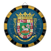 Puerto Rico Dartboard & Flag darts / game board Dartbord (Voorkant)